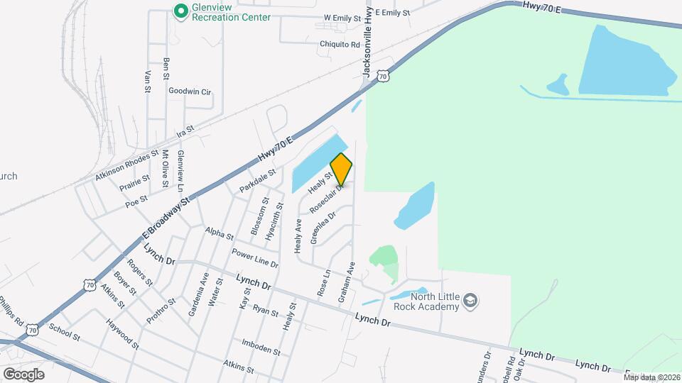 1016 Roseclair Dr Map and Location Details