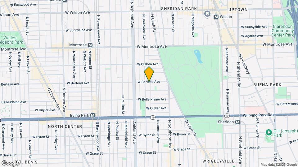 4159 N Greenview Ave Map and Location Details