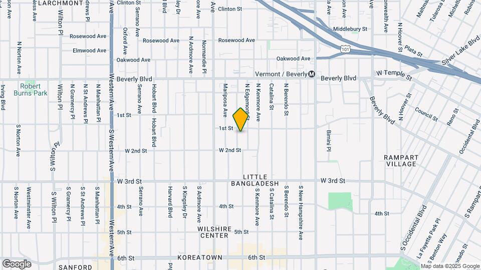 110 S Alexandria Ave Map and Location Details