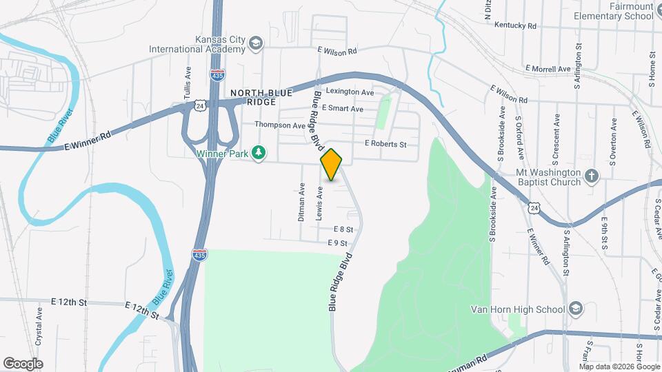 8716 E 7 St Map and Location Details