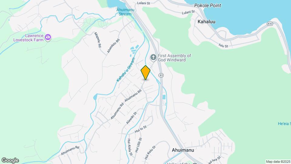 47-380-380 Ahuimanu Rd Map and Location Details