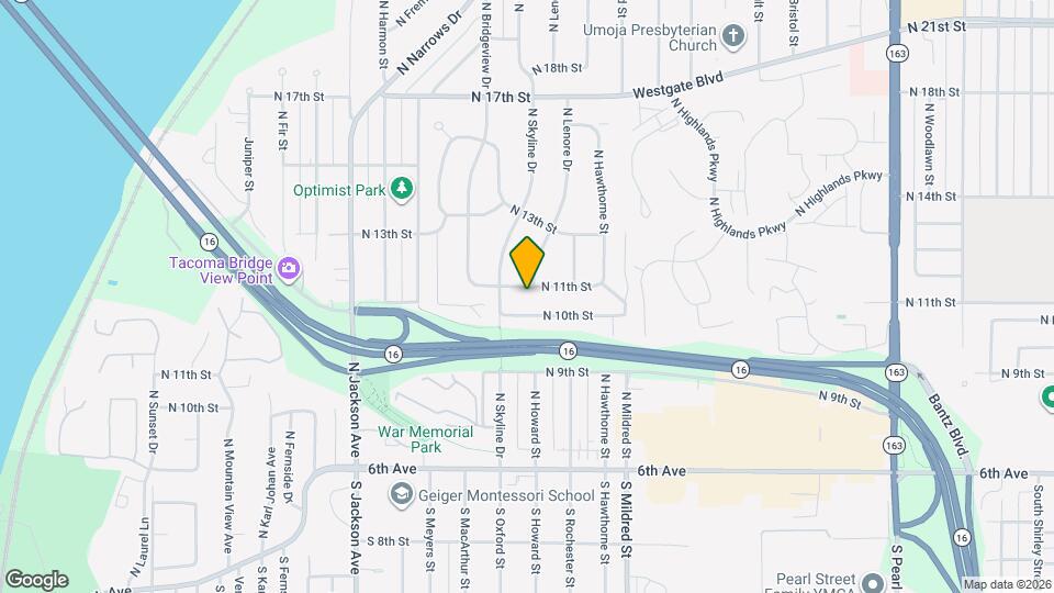 6858 N 11th St Map and Location Details