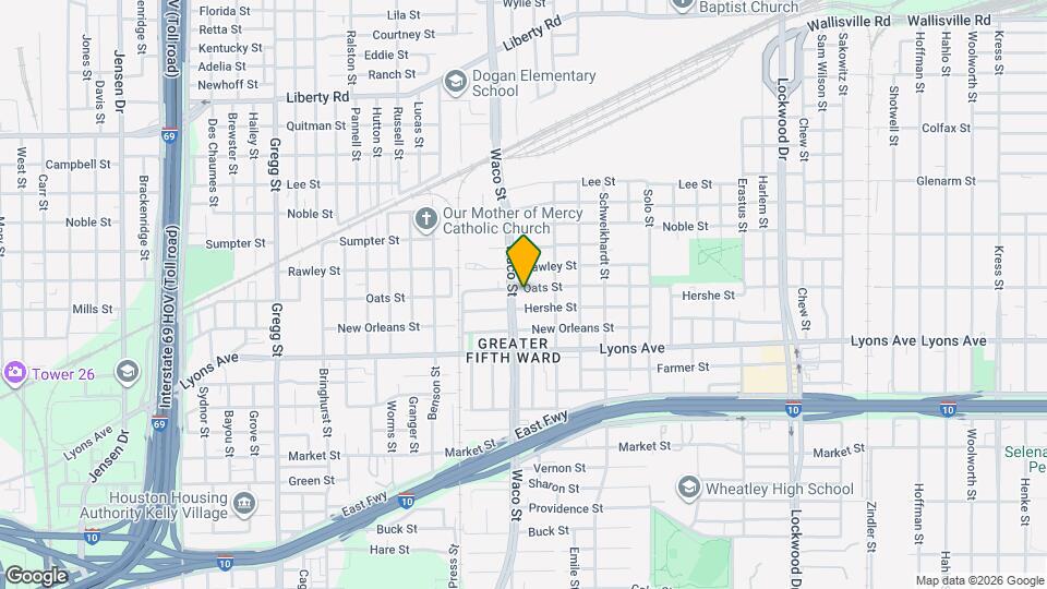 4406 Oats St Map and Location Details