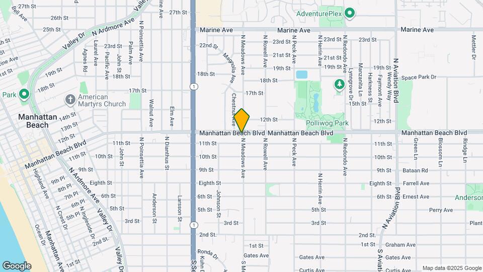 1256 Manhattan Beach Blvd Apartments and Nearby Manhattan Beach