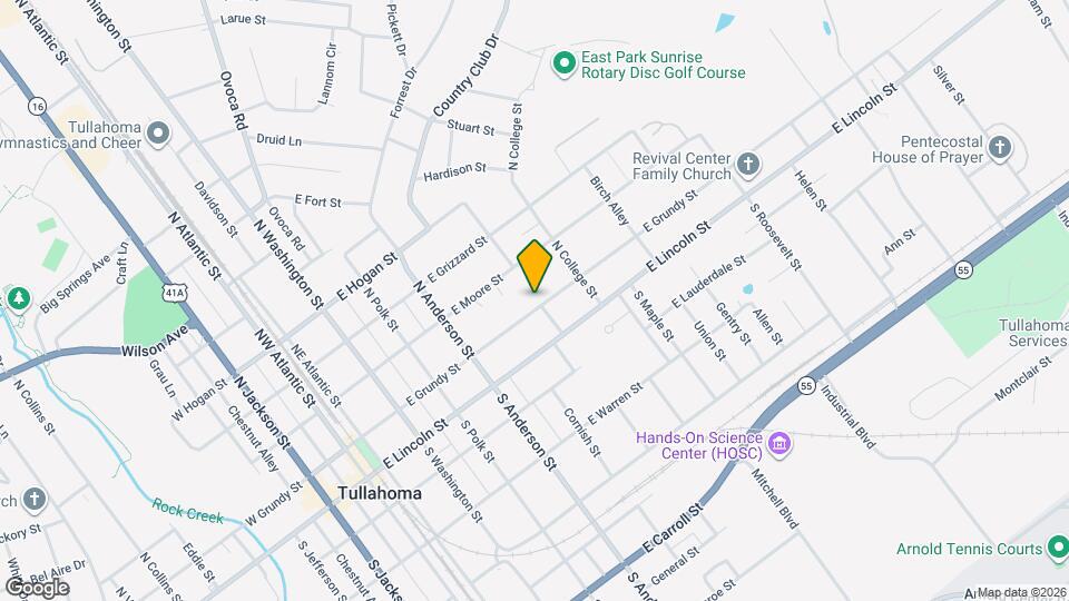 601 E Grundy St, Unit B Map and Location Details