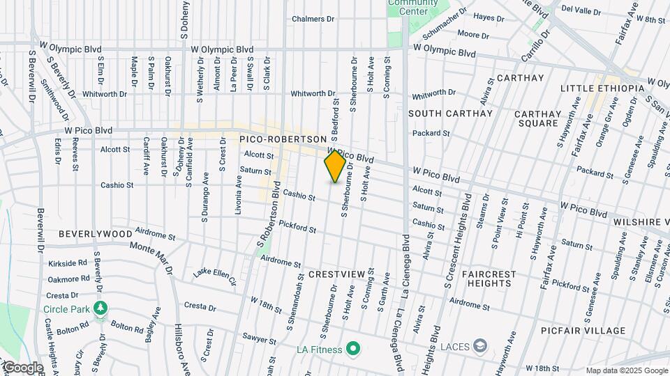 1462 S Bedford St Map and Location Details