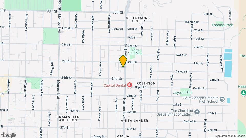 2335 Harrison Blvd Mapa y Detalles de la Ubicación