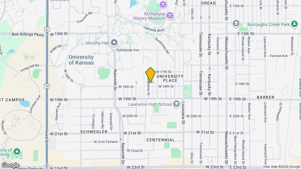 1742 Alabama St Map and Location Details