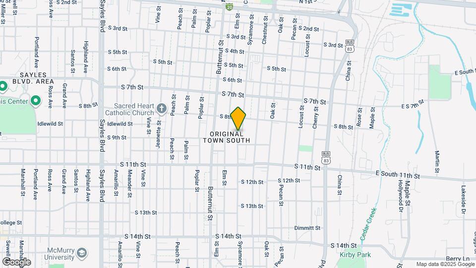 866 Sycamore St Map and Location Details