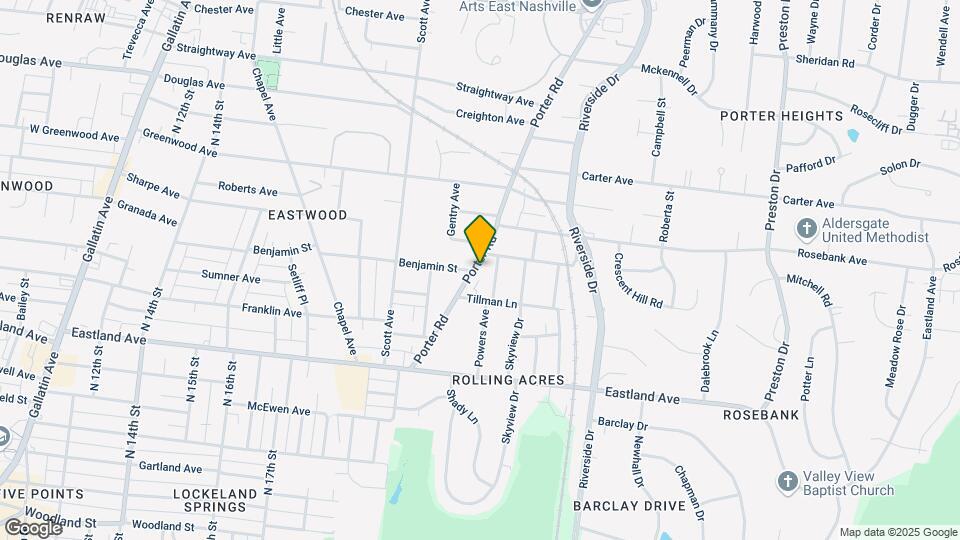 833 Porter Rd Map and Location Details
