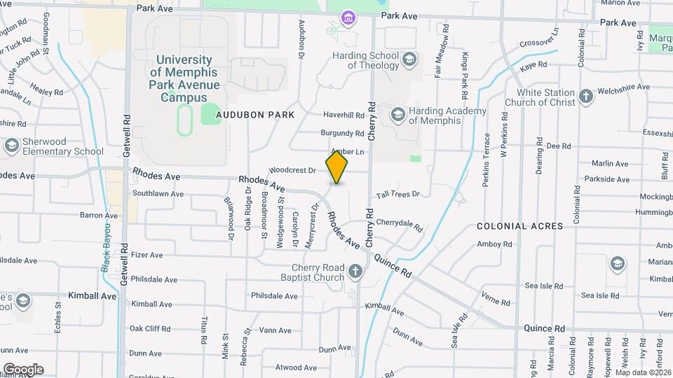 1224 Merrycrest Dr Map and Location Details