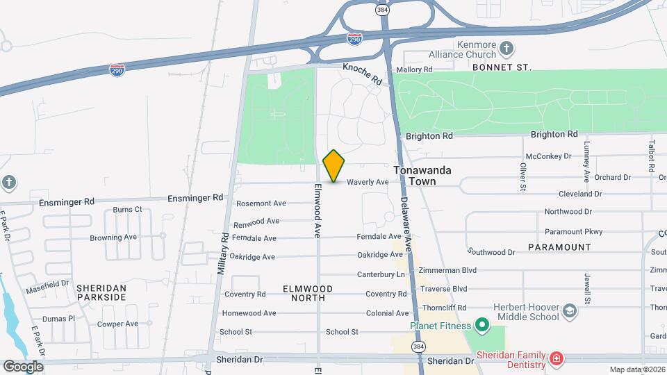 110 Waverly Ave Mapa y Detalles de la Ubicación