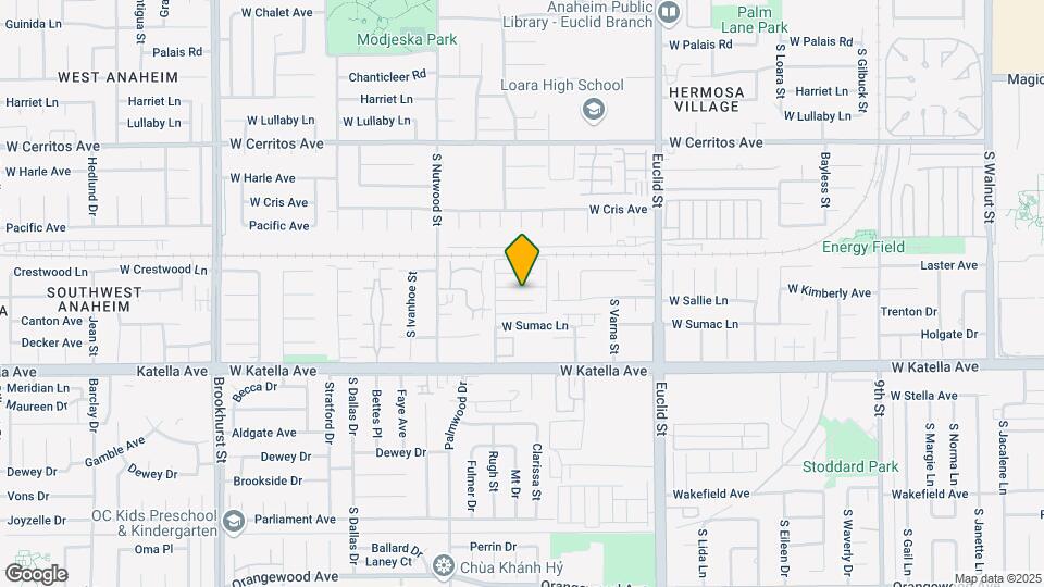 1821 W Sallie Ln Map and Location Details
