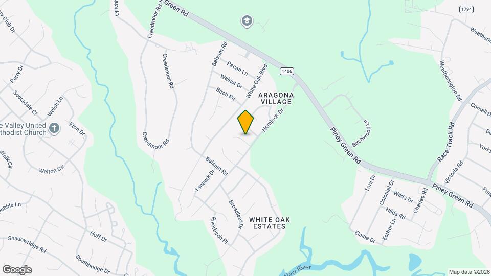 406 Eucalyptus Ln Map and Location Details