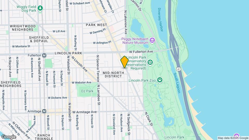 2258 N Clark St, Unit 3R Map and Location Details