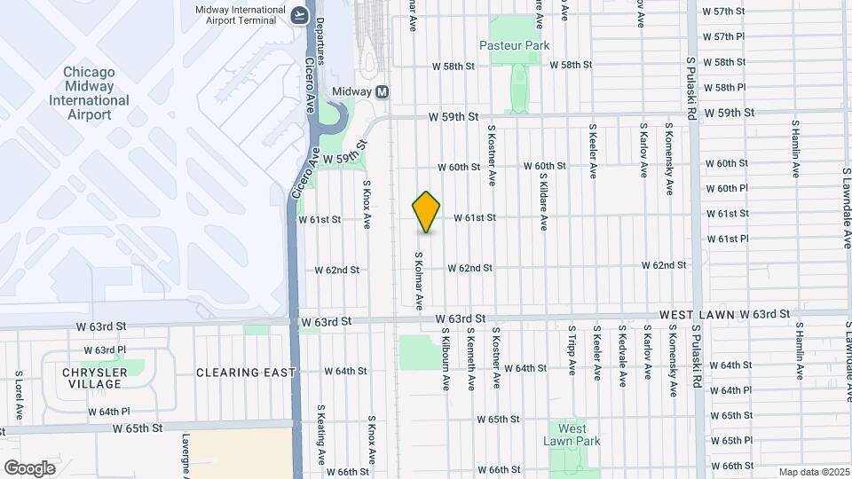 6125 S Kolmar Ave Map and Location Details