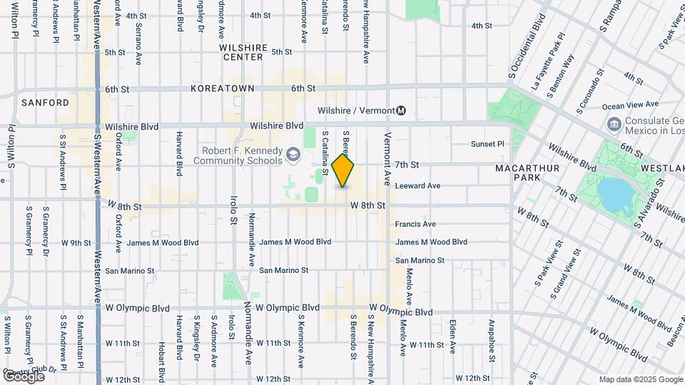 749 S Berendo St Map and Location Details