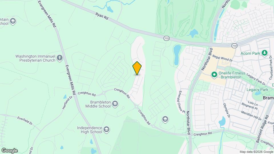 22912 Bubbling Brook Dr Map and Location Details