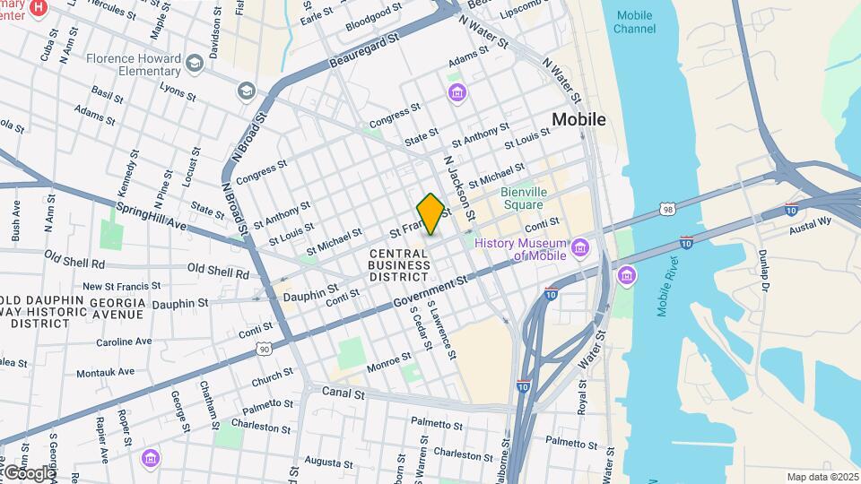 412 Dauphin St Mapa y Detalles de la Ubicación