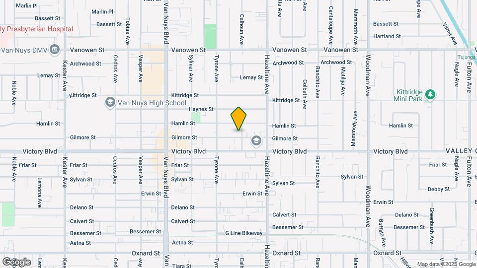 14209 1/2 Gilmore Street Mapa y Detalles de la Ubicación