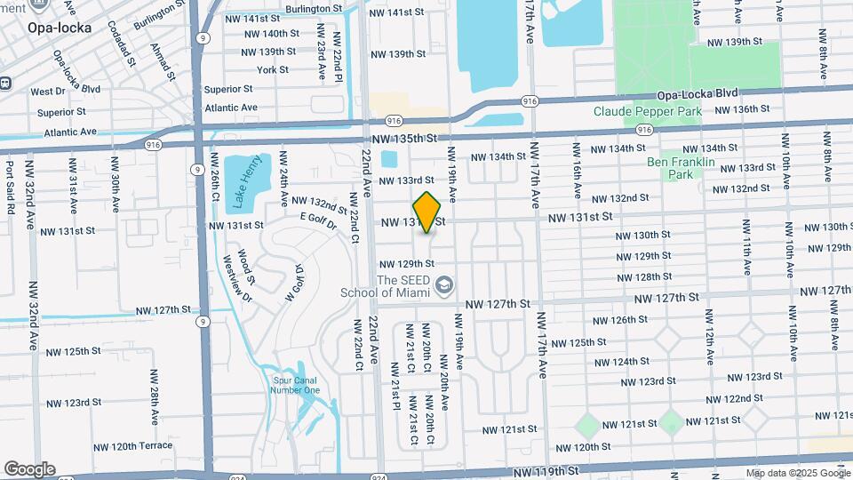 13000 NW 20th Ave Map and Location Details