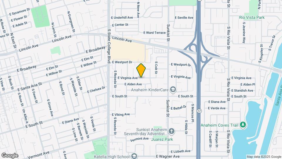 2304 E Virginia Ave Mapa y Detalles de la Ubicación