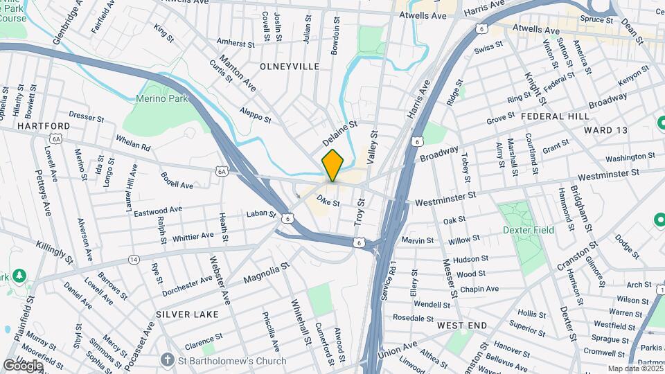 5-7 Olneyville Sq Map and Location Details