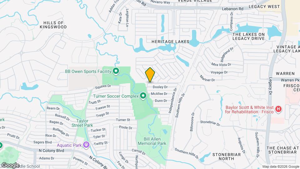 6010 Dooley Dr Map and Location Details
