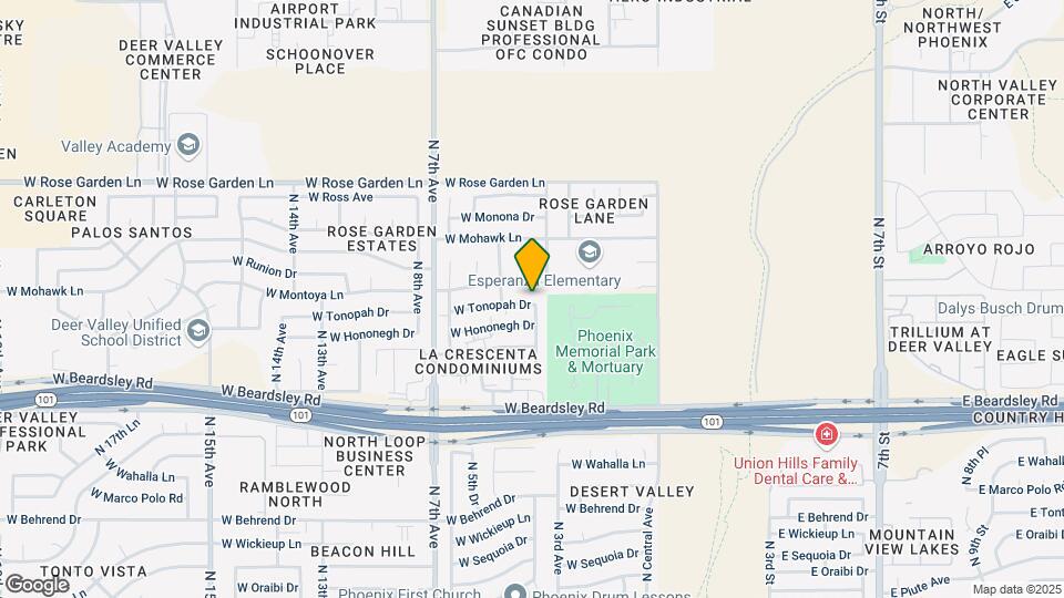 316 W Tonopah Dr Map and Location Details