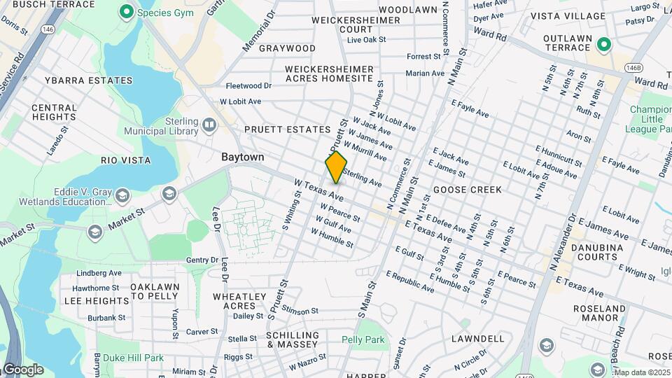 400 W Texas Ave Map and Location Details