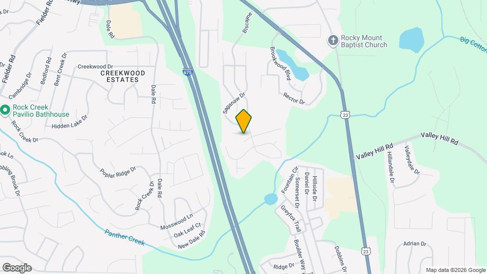 3674 Hudson Way Map and Location Details