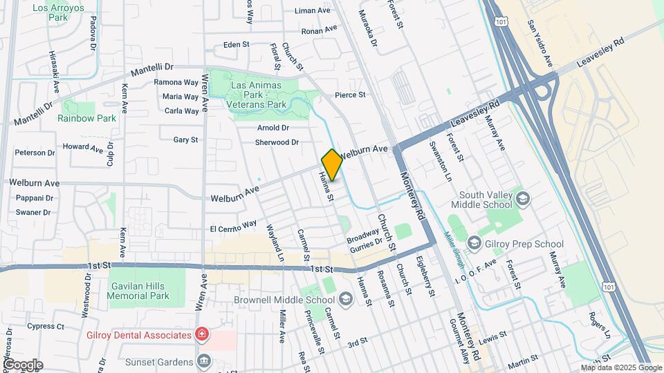 390 El Toro Way Map and Location Details