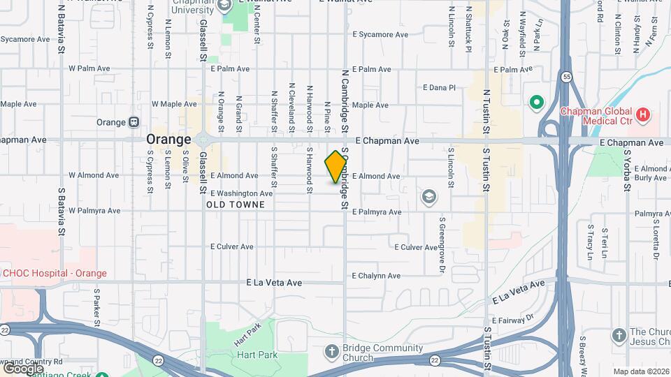 819 E Washington Ave Map and Location Details