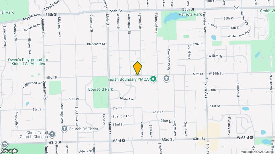819 59th St Map and Location Details