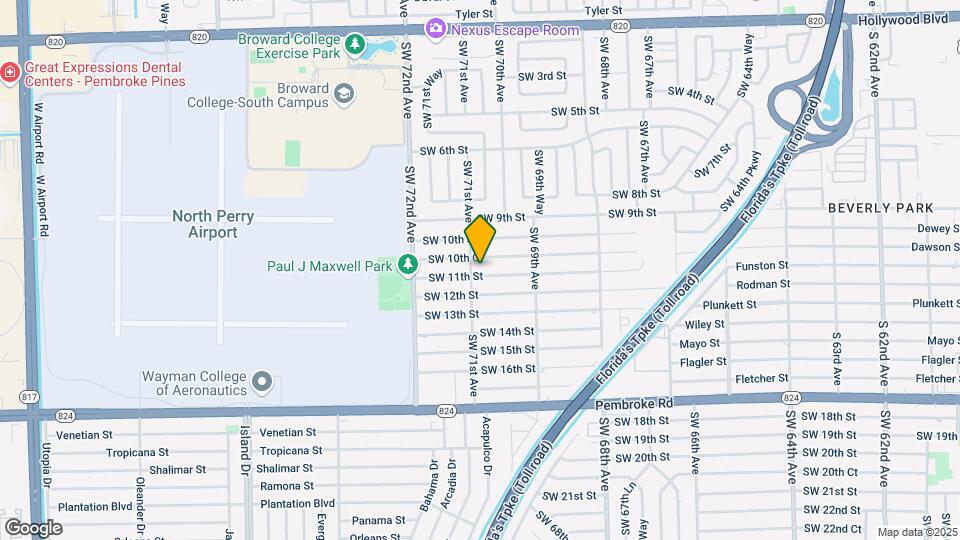 7051 SW 11th St Map and Location Details