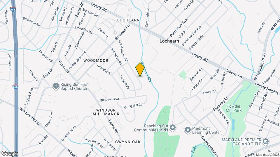 6724 Fox Meadow Rd Map and Location Details