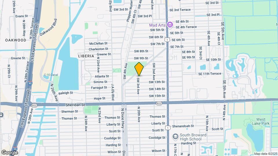 1201 SW 3rd Ave Map and Location Details