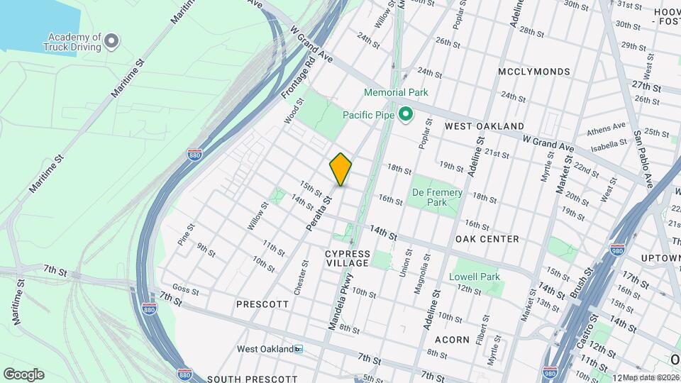 1532 Peralta St Mapa y Detalles de la Ubicación