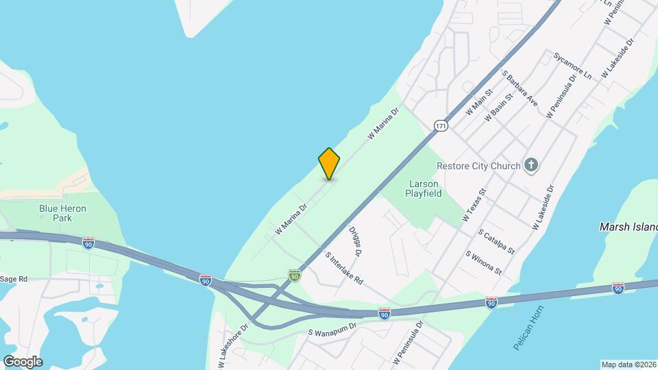 2713 W Marina Dr Mapa y Detalles de la Ubicación