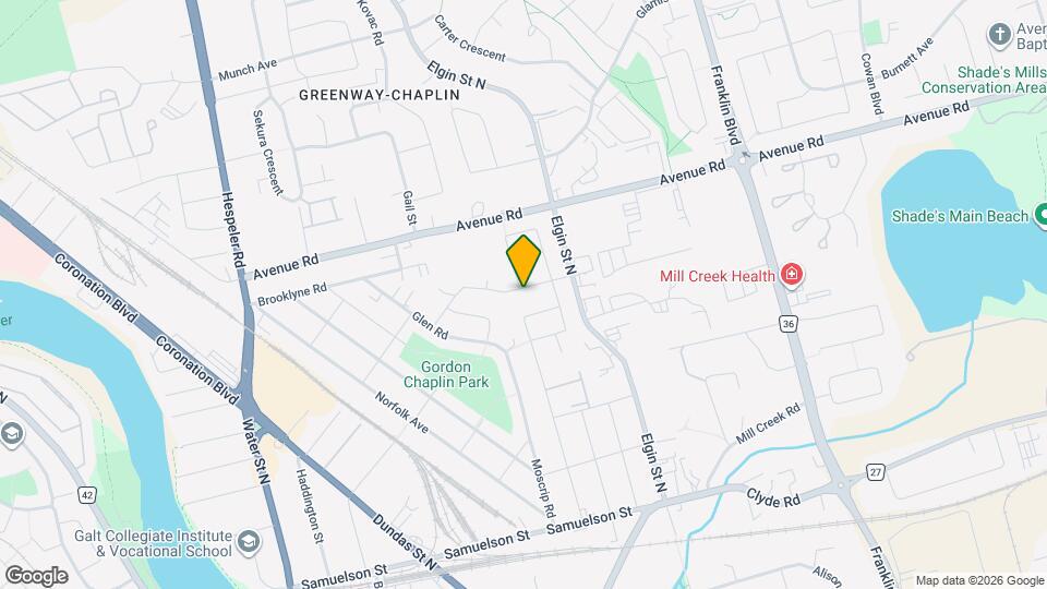 85 Winter Av Map and Location Details