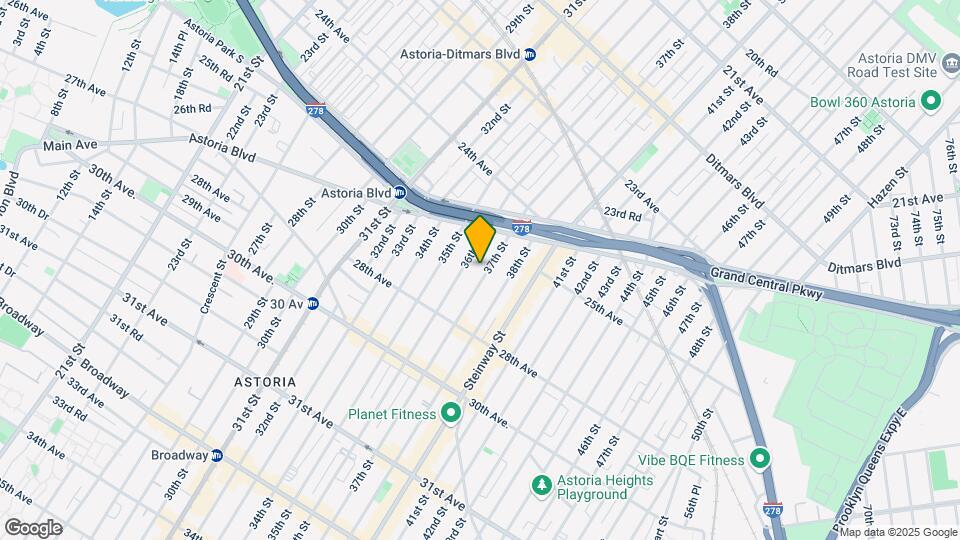 25-36 37th St Map and Location Details