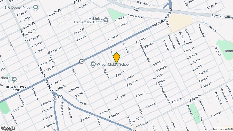 2816 Perry St Map and Location Details