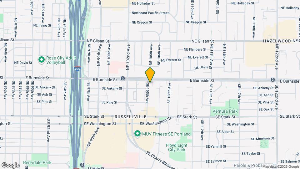 10 SE 105th Ave Map and Location Details