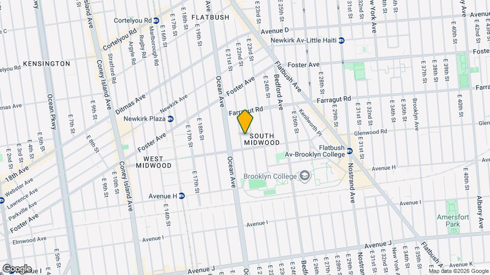 815 E 21st St Map and Location Details