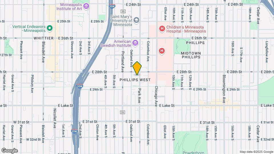 2810 Park Ave Mapa y Detalles de la Ubicación