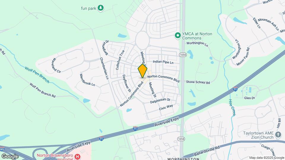 9411 Norton Commons Blvd Map and Location Details