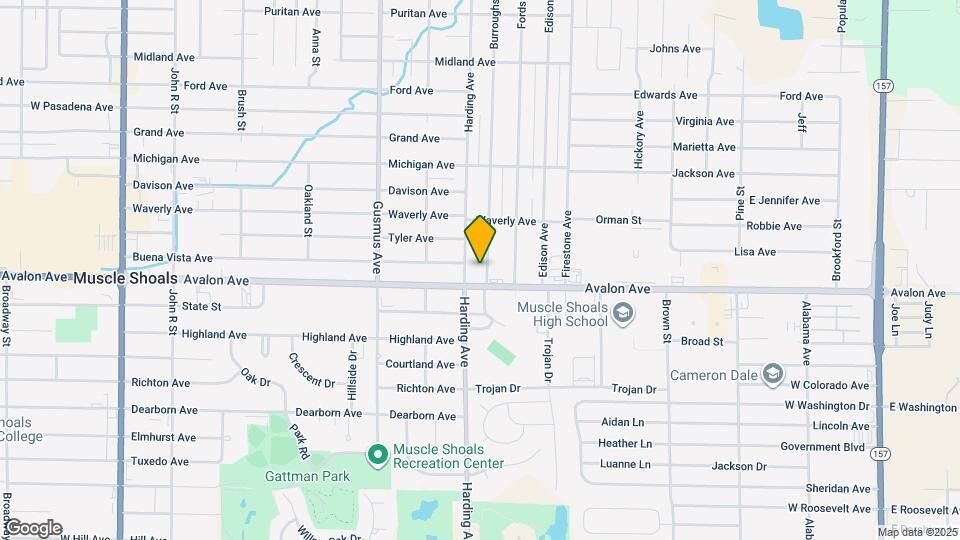 1610 Burroughs Ave Map and Location Details