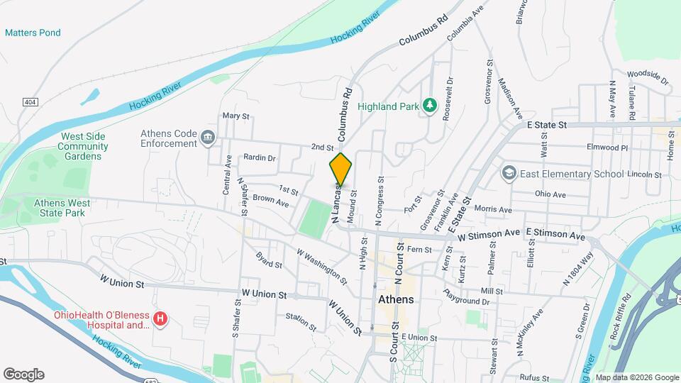 92 N Lancaster St Map and Location Details