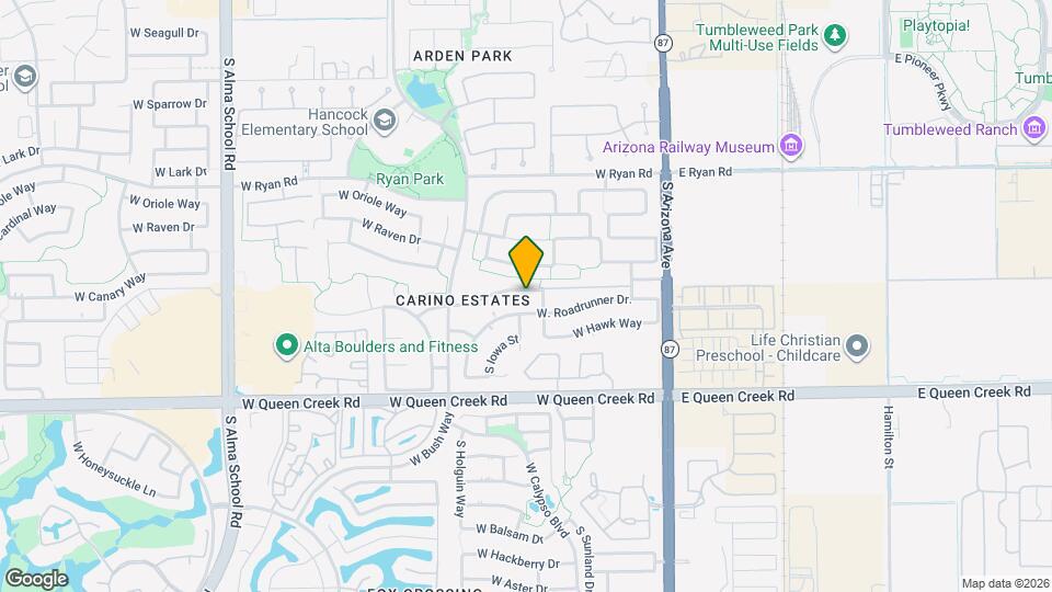 343 W Canary Way Map and Location Details