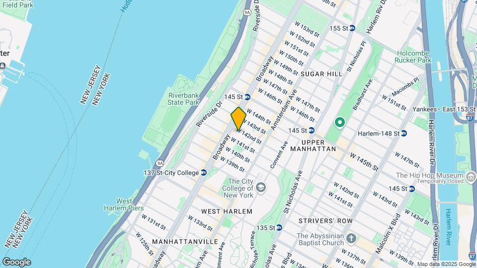 542 W 142nd St Map and Location Details